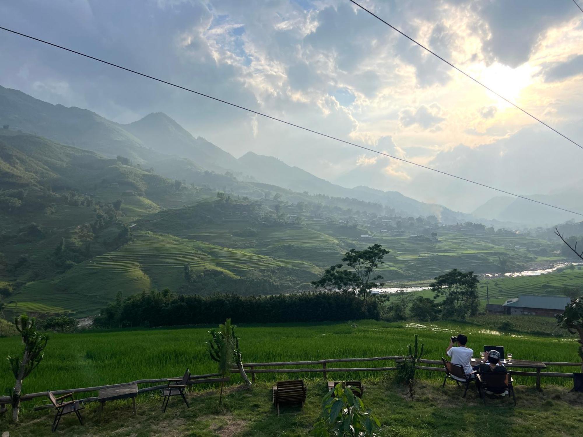 Apartmán Pavi Garden Sapa Exteriér fotografie